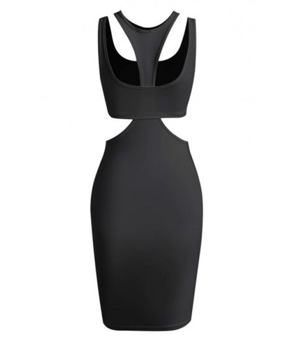 Jersey Crop Top And Slinky Cutout Tank Dress Jersey Crop Top And Slinky Cutout Tank Dress