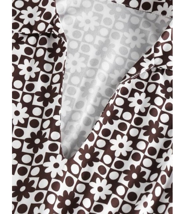 Polka Dot Flower Bodycon Tank Dress Polka Dot Flower Bodycon Tank Dress