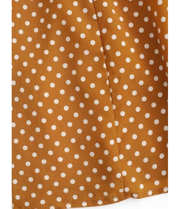 Polka Dot Tie Strap Slip Cami Dress Polka Dot Tie Strap Slip Cami Dress