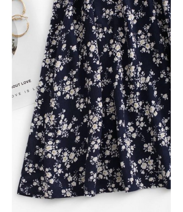 Ditsy Floral Trapeze Cami Summer Dress Ditsy Floral Trapeze Cami Summer Dress