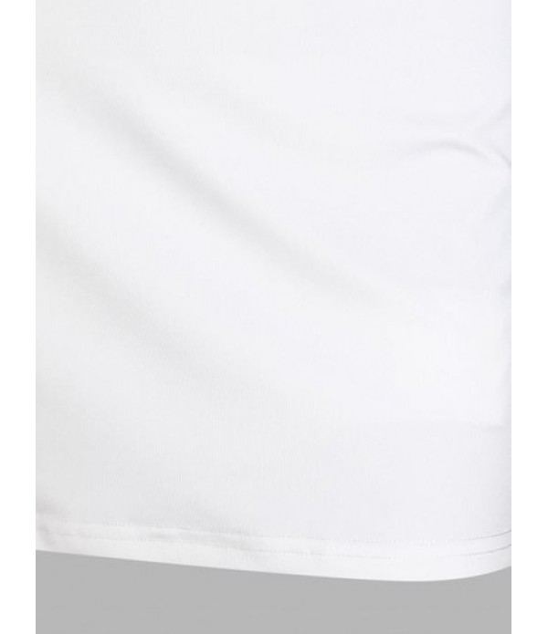 Tie Side Slit Slinky Mini Tank Dress