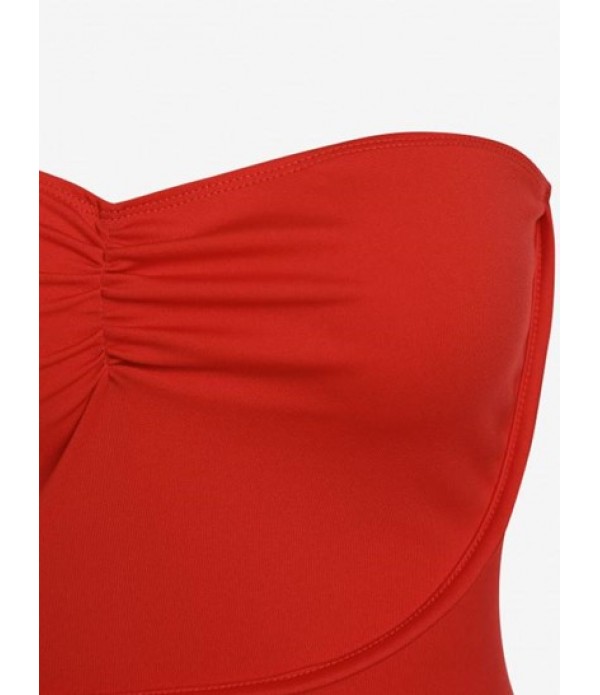 Ruched Slit Strappy Sexy Mini Slinky Dress Ruched Slit Strappy Sexy Mini Slinky Dress